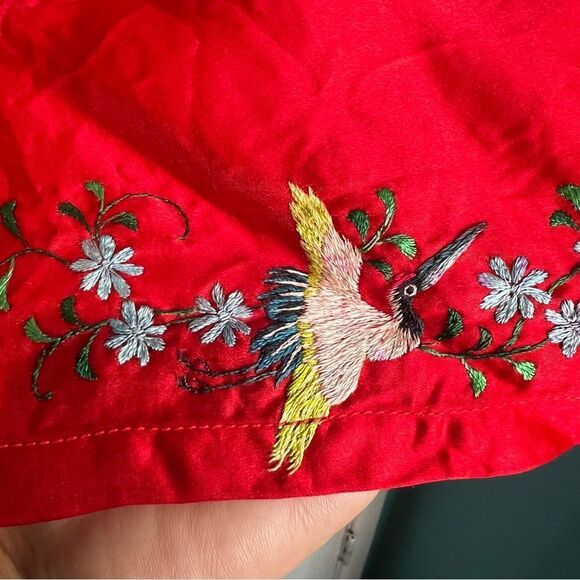 Yijin silk beautiful embroidery all over 4O’s oriental Chinese gorgeous unique - Picture 12 of 16